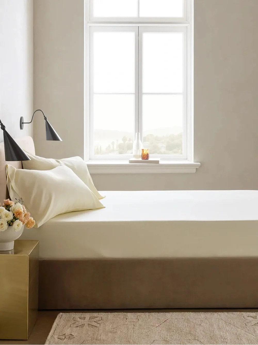 Like New Bamboo Fitted Sheet Set - Full, Butter Yellow